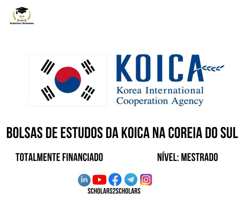 💫BOLSAS DE ESTUDOS DA KOICA 2026-1