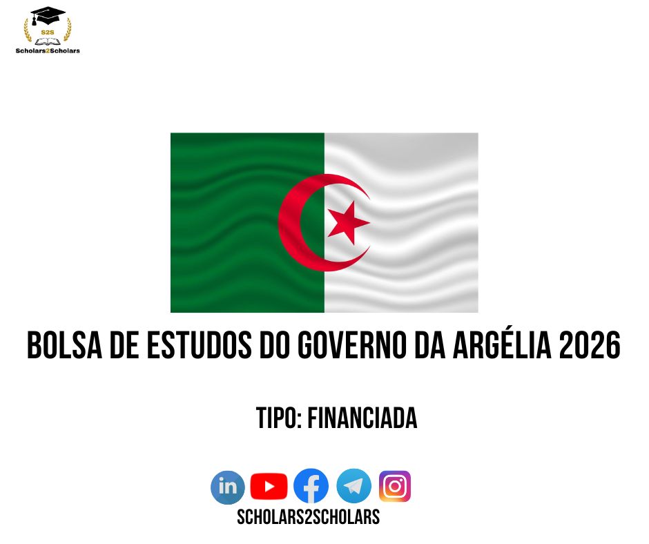 💫🎓 BOLSA DE ESTUDO DO GOVERNO DA ARGÉLIA 2026 (PARA ANGOLANOS)