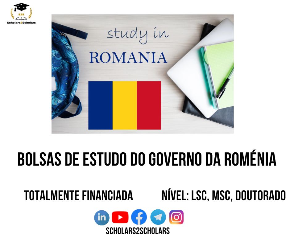 💫🎓 BOLSA DE ESTUDO DO GOVERNO DA ROMÉNIA (ARICE)