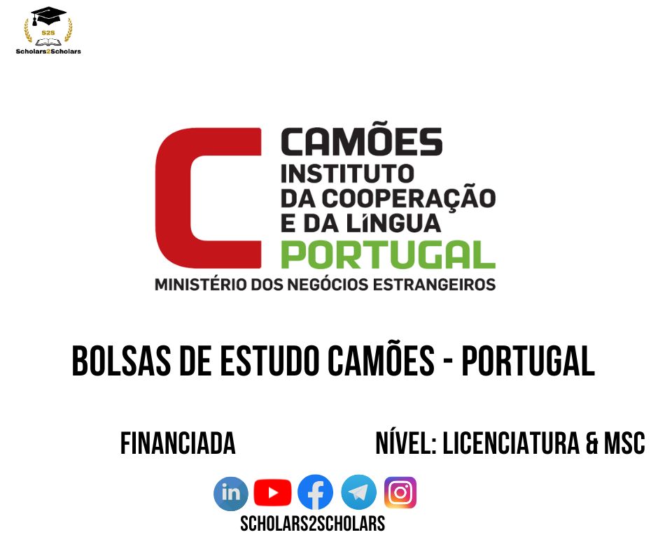 💫🎓 BOLSA DE ESTUDOS CAMÕES (PARA ANGOLA)