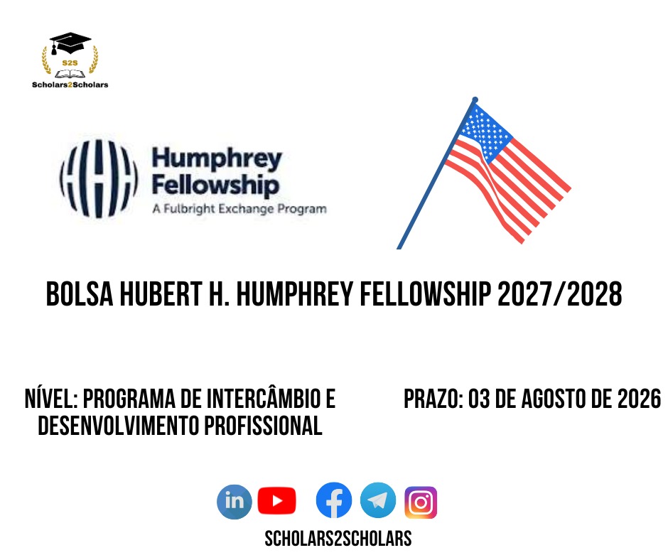 💫🎓 BOLSA HUBERT H. HUMPHREY FELLOWSHIP 2027/2028 🇺🇸