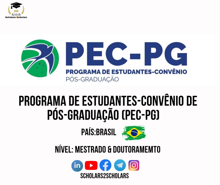 💫🎓 PROGRAMA DE ESTUDANTES-CONVÊNIO DE GRADUAÇÃO (PEC-PG) 2026/2027