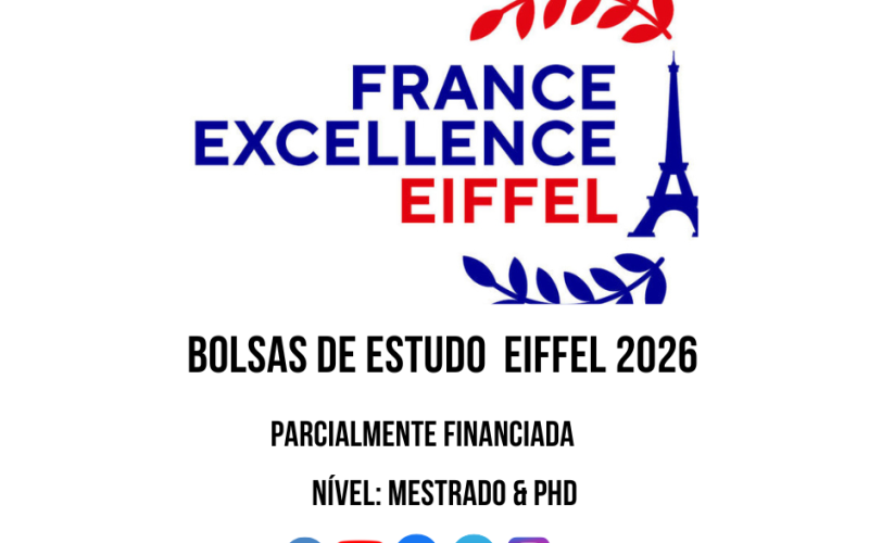 💫🎓 Bolsa Excellence Eiffel 2026 | França