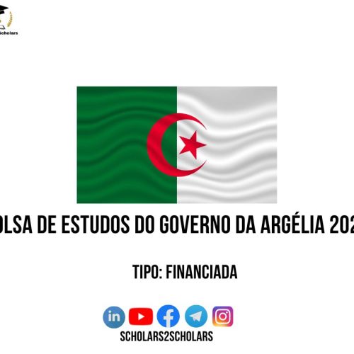 💫🎓 BOLSA DE ESTUDO DO GOVERNO DA ARGÉLIA 2026 (PARA ANGOLANOS)