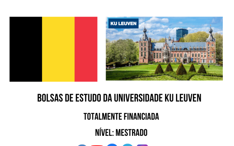 🎓💫 Bolsa Master Mind KU Leuven 2026–2027