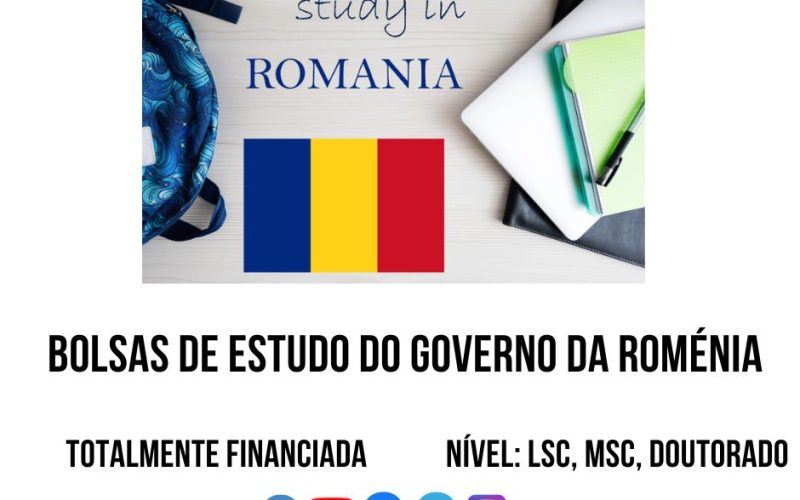 💫🎓 BOLSA DE ESTUDO DO GOVERNO DA ROMÉNIA (ARICE)