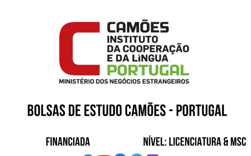 💫🎓 BOLSA DE ESTUDOS CAMÕES (PARA ANGOLA)