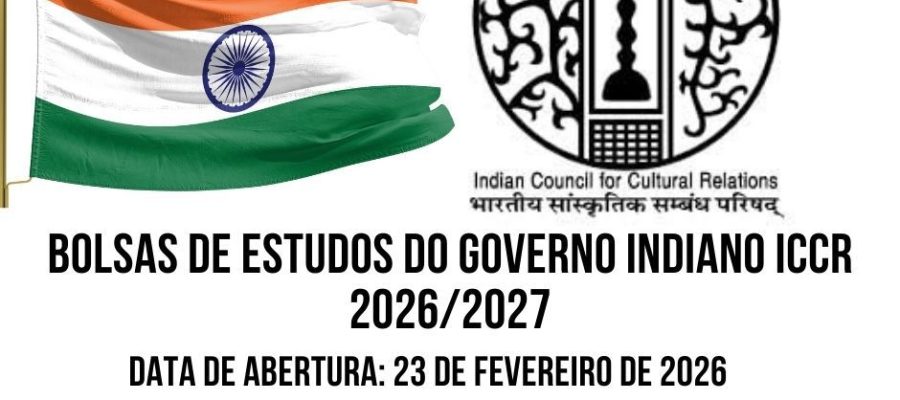 💫🎓 BOLSA DE ESTUDO DO GOVERNO DA ÍNDIA – ICCR 2026-27