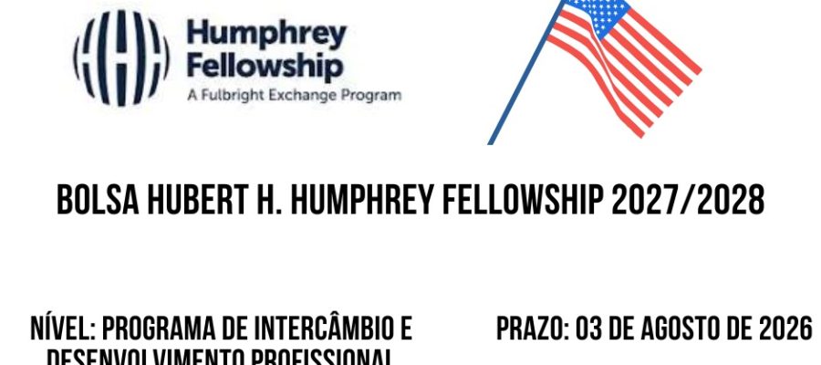 💫🎓 BOLSA HUBERT H. HUMPHREY FELLOWSHIP 2027/2028 🇺🇸