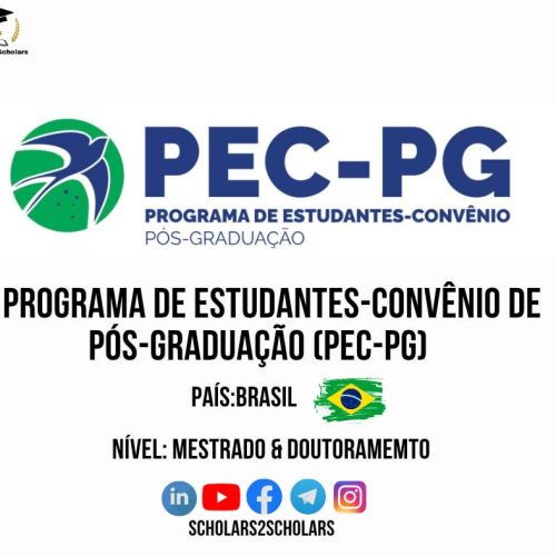 💫🎓 PROGRAMA DE ESTUDANTES-CONVÊNIO DE GRADUAÇÃO (PEC-PG) 2026/2027