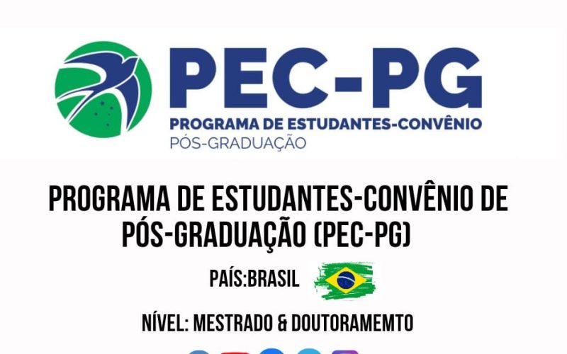 💫🎓 PROGRAMA DE ESTUDANTES-CONVÊNIO DE GRADUAÇÃO (PEC-PG) 2026/2027