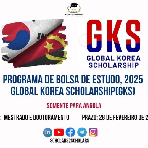 Programa de Bolsa de Estudo, 2025 Global Korea Scholarship(GKS)